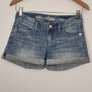 Express short shorts, 0 pocket embellishments sequins